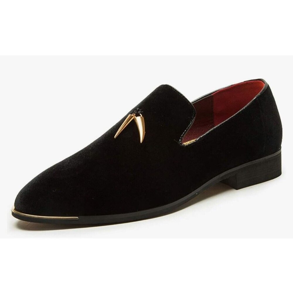 Men's Valor smoking shoe Velvet Loafers Slip-On indoor out door size 8.5